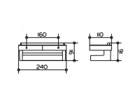 Корзинка для душа Keuco Collection Moll 12759 010000 со встроенным стеклоочистителем - Gidratop.ru изображение