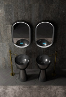 Раковина отдельностоящая карбоновая ABBER Karbon AK2003 черная - Gidratop.ru изображение