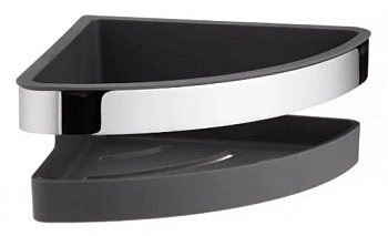 Корзинка для душа Keuco Collection Moll 12757 010001 угловая, антрацит