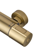 Смеситель для душа с термостатом WONZON & WOGHAND INN 2, Брашированное золото (WW-A2006-A-BG) - Gidratop.ru изображение