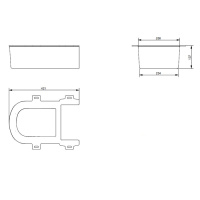 Пластиковая декоративная панель для подвесного унитаза CW512YR, цвет: белый - Gidratop.ru изображение