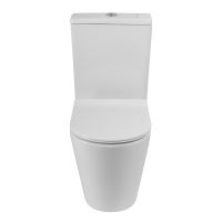 Унитаз-компакт безободковый со смывом TORNADO BelBagno FLAY-TOR BB2149CP-TOR/BB2149T/BB2111SC - Gidratop.ru изображение