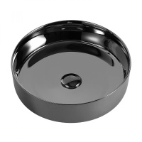 Раковина накладная ABBER Bequem AC2109GS серебро - Gidratop.ru изображение