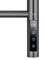 Полотенцесушитель электрический WONZON & WOGHAND BONN, Темный графит (WW-AL4092-GM) - Gidratop.ru изображение