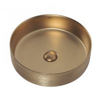 Раковина накладная ABBER Bequem AC2109BGM золото матовое - Gidratop.ru изображение