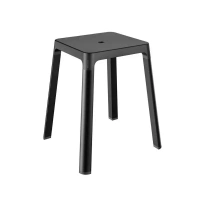 Табурет Keuco Axess 35082370037, цвет черный матовый/черный - Gidratop.ru изображение