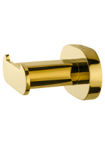 Двойной крючок для ванной WONZON & WOGHAND FIRST, Глянцевое золото (WW-8425-LG) - Gidratop.ru изображение