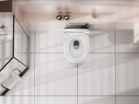 Унитаз ABBER Rechteck AC1218 подвесной белый, безободковый, смыв торнадо и струйный смыв - Gidratop.ru изображение