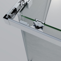 Душевой уголок Rapid-N VSS-3RN1112E10MT, (1000-1100)x(1100-1200), хром, стекло текстурное - Gidratop.ru изображение