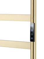 Полотенцесушитель электрический напольный WONZON & WOGHAND BREMEN, Брашированное золото (WW-A207-BG) - Gidratop.ru изображение