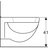 Подвесной унитаз Geberit Renova Nr.1 Plan 202160000 36x53 см - Gidratop.ru изображение
