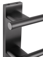 Полотенцесушитель электрический WONZON & WOGHAND NÜRNBERG, Темный графит (WW-AL349-GM) - Gidratop.ru изображение