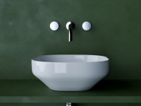 Умывальник чаша накладная квадратная Element 380x380x150мм - Gidratop.ru изображение