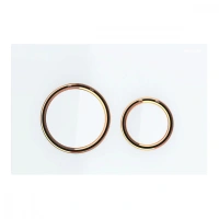 Клавиша Geberit Sigma Type 21 115.650.SI.1, металл, белый/красное золото - Gidratop.ru изображение