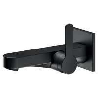 Смеситель Keuco Ixmo Flat 59516370302 для раковины, цвет черный матовый - Gidratop.ru изображение