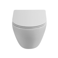 Унитаз подвесной безободковый с сиденьем CEZARES STREAM CZR-2426-TH-TOR/SC - Gidratop.ru изображение