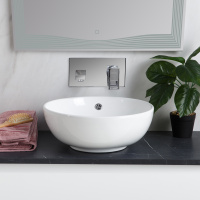 Раковина накладная керамическая круглая BB1077 - Gidratop.ru изображение