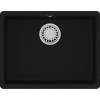 Кухонная мойка Lemark Sinara 540-U 9910073, 54 см, искусственный камень, цвет антрацит - Gidratop.ru изображение