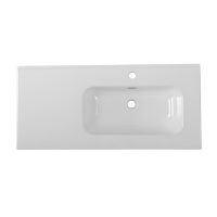 Керамическая раковина, чаша справа, BB1000ETL-R, 1010x460x175 - Gidratop.ru изображение