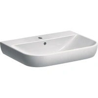 Раковина Geberit Smyle 500.230.01.1, 65 х 48 см, белая - Gidratop.ru изображение