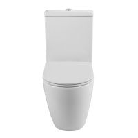 Унитаз-компакт безободковый BelBagno AMANDA BB051CPR/BB051T/BB089SC - Gidratop.ru изображение