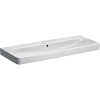 Раковина Geberit Smyle Square 500.225.01.1, 120 х 48 см, белая - Gidratop.ru изображение