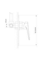 Смеситель для душа встраиваемый WONZON & WOGHAND ATHENS, Хром (WW-084700-CR) - Gidratop.ru изображение