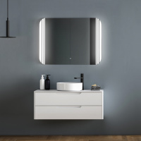 Зеркало ABBER See AG6101S с подсветкой, сенсорный выключатель, диммер - Gidratop.ru изображение