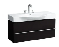 Тумба под раковину Laufen Palace New 4012520755481, антрацитовый дуб, 2 выдвижных ящика - Gidratop.ru изображение