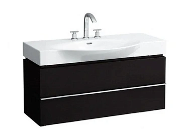 Тумба под раковину Laufen Palace New 4012520755481, антрацитовый дуб, 2 выдвижных ящика