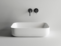 Умывальник чаша накладная прямоугольная Element 600x420x140мм - Gidratop.ru изображение