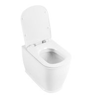 Унитаз приставной безободковый BelBagno PRADO BB10150CB/BB10150SC - Gidratop.ru изображение