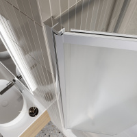 Душевая шторка на ванну BelBagno LUCE-VF-11-90/145-P-Cr - Gidratop.ru изображение