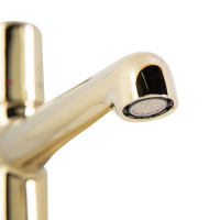 UNO Смеситель для раковины с донным клапаном, золото UNO-LVM-ORO - Gidratop.ru изображение