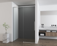 Душевая дверь Ultima VDS-7UL100CL, 1000, хром, стекло прозрачное - Gidratop.ru изображение