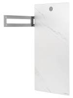 Полотенцесушитель электрический с каменной плитой Белый мрамор WONZON & WOGHAND STUTTGART, Темный графит (WW-A501-GM) - Gidratop.ru изображение