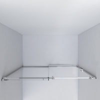 Душевая дверь Como VPS-1C120CL, 1200, хром, стекло прозрачное - Gidratop.ru изображение