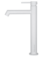 Смеситель для раковины высокий WONZON & WOGHAND, Белый матовый (WW-H1064-MW) - Gidratop.ru изображение
