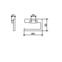 Держатель туалетной бумаги Keuco Collection Moll 12762010000, цвет хром - Gidratop.ru изображение