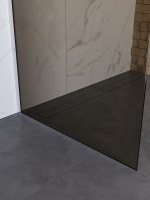 Душевая перегородка BelBagno UNO-L-1-TB-90-BR-Cr - Gidratop.ru изображение