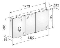 Зеркальный шкаф Keuco Elegance New 21605 171301 - Gidratop.ru изображение