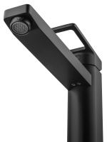 Смеситель для раковины высокий WONZON & WOGHAND FRAME, Черный матовый (WW-88239010-MB) - Gidratop.ru изображение