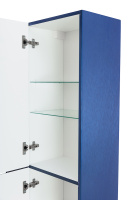 DUET Шкаф подвесной с двумя распашными дверцами с доводчиками, с двумя полками, универсальный, Sapfiro, 400x300x1500, DUET-1500-2A-SC-SPF-P - Gidratop.ru изображение