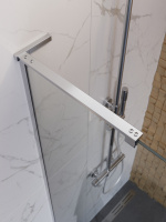 Душевая перегородка BelBagno UNO-L-1-TB-90-C-Cr - Gidratop.ru изображение