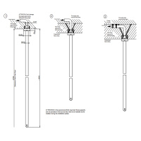 GESSI  INVERSO DIAMANTATO излив потолочный, комбинируемый с удаленным управлением, цвет: Warm Bronze Br PVD - Gidratop.ru изображение