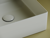 Раковина накладная квадратная 361x361x130, цвет белый, арт.СN6068 - Gidratop.ru изображение