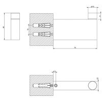 GESSI Origini крючек настенный, цвет хром - Gidratop.ru изображение