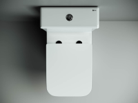 Напольный пристенный унитаз Cubic Rimless - Gidratop.ru изображение