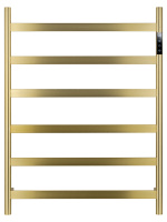 Полотенцесушитель электрический WONZON & WOGHAND ESSEN, Брашированное золото (WW-A405-BG) - Gidratop.ru изображение