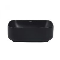 Раковина накладная ABBER Rechteck AC2211MB черная матовая - Gidratop.ru изображение